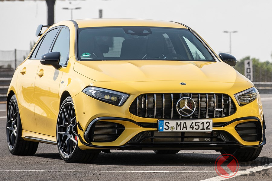 リッターあたりの馬力で世界最高をマークする「AMG A45 S 4MATIC+」