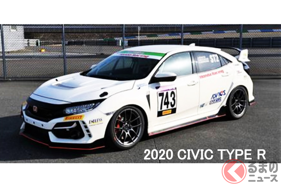 2020年スーパー耐久シリーズに参戦する「2020 CIVIC TYPE R」（写真のカラーリングは暫定）