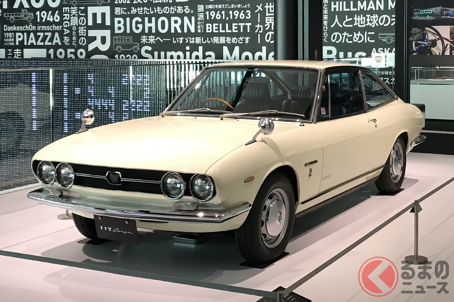 いすゞ「117クーペ」。ハンドメイド時代の生産モデル