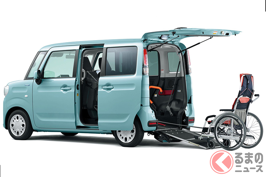 スペーシア 車いす移動車 HYBRID X オフブルーメタリック