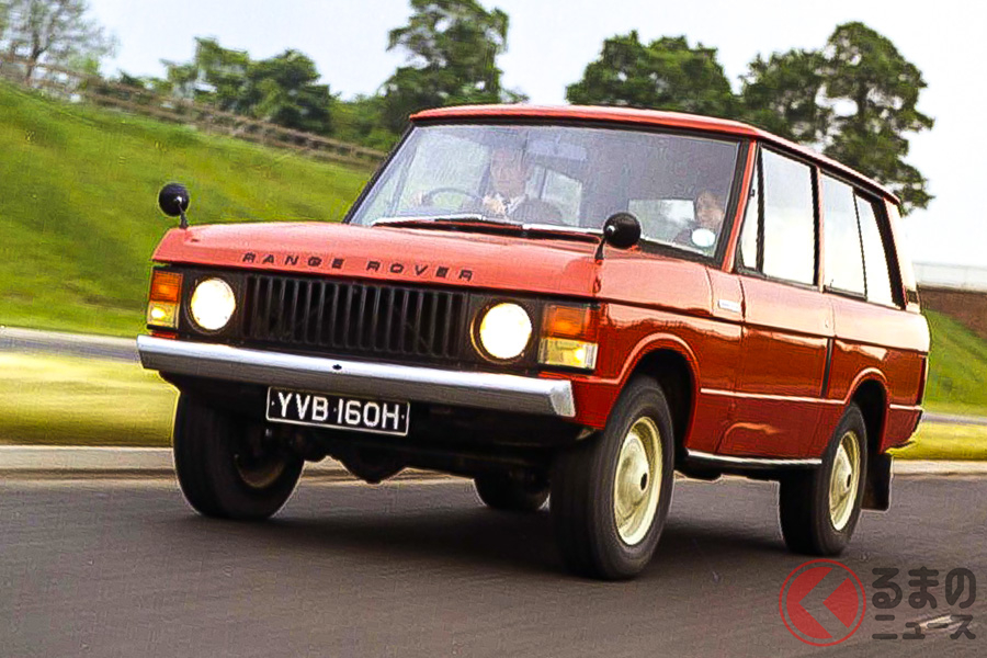 高速クルーズも得意であることが「レンジローバー」の特徴だった