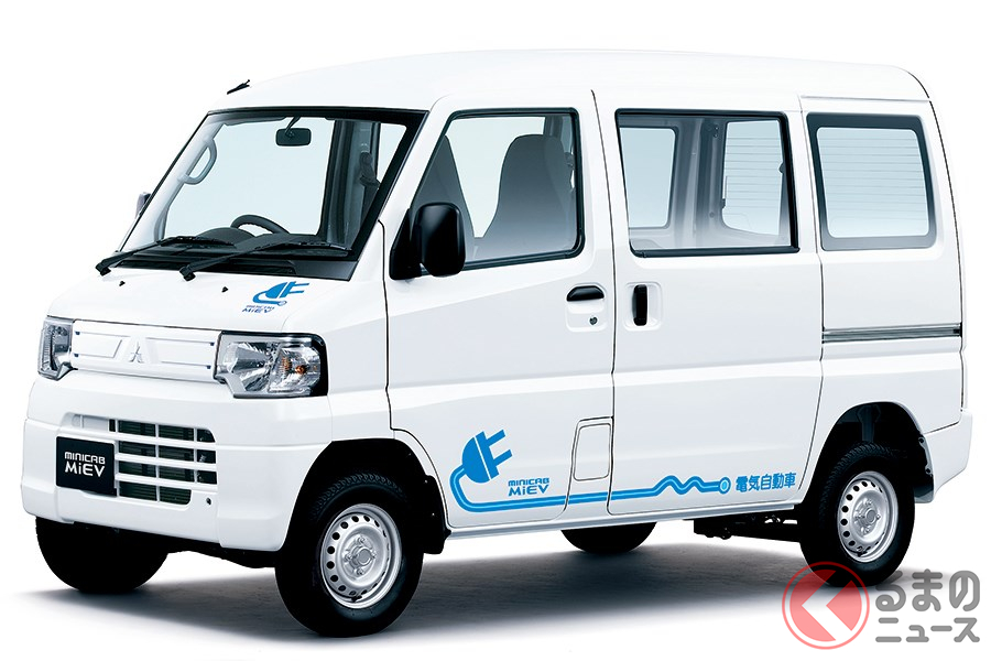 都内では今後よく見かけることになりそうな「ミニキャブ MiEV」