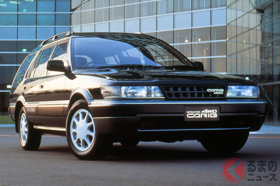 都会的なデザインのボディにSUVテイストを投入した「スプリンターカリブ」(画像は2代目)