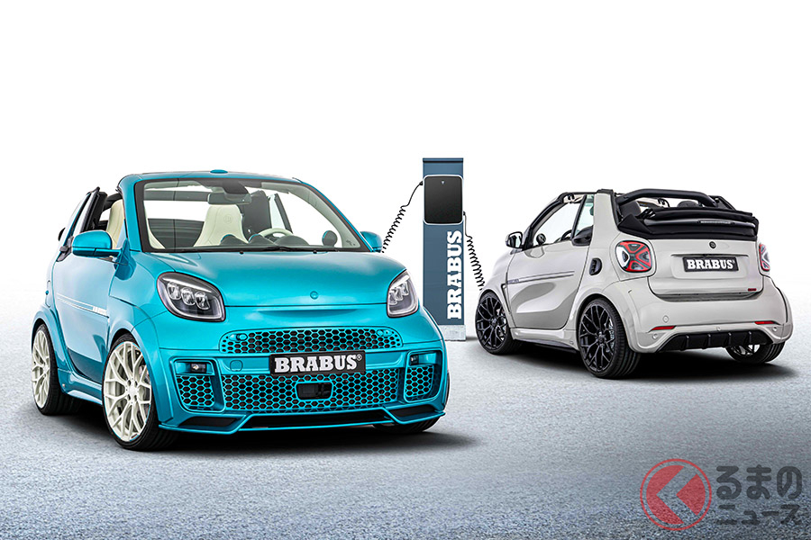 フロントフラップやサイドパネルをボディ同色にすると、ガラリと印象が変化する