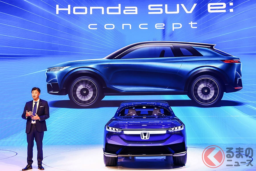 ホンダが北京モーターショー2020で世界初公開した「SUV e:concept」