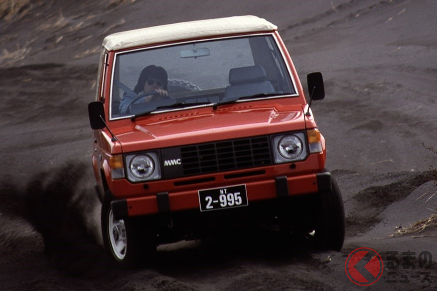 高い悪路走破性と利便性を兼ね備えた初代「パジェロ」