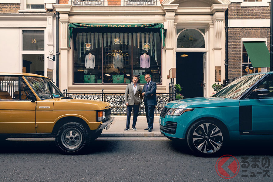 「レンジローバー・リボーン」プロジェクトでは、1970年代当時の仕様に沿って完全なレストアがおこなわれた完全復刻モデルの初代レンジローバーを邦貨換算約2030万円で販売