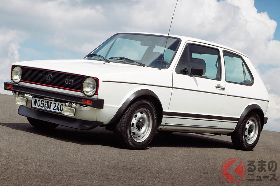 1976年に発売された初代ゴルフGTI