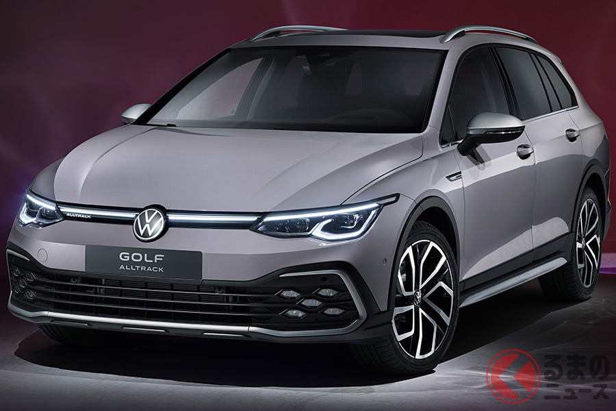 新型「ゴルフヴァリアント」と同時にワールドプレミアされた新型「ゴルフ オールトラック」