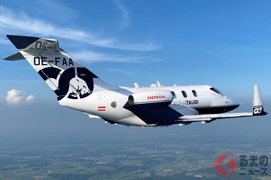 スクーデリア・アルファタウリ・ホンダ仕様のホンダジェット・エリート