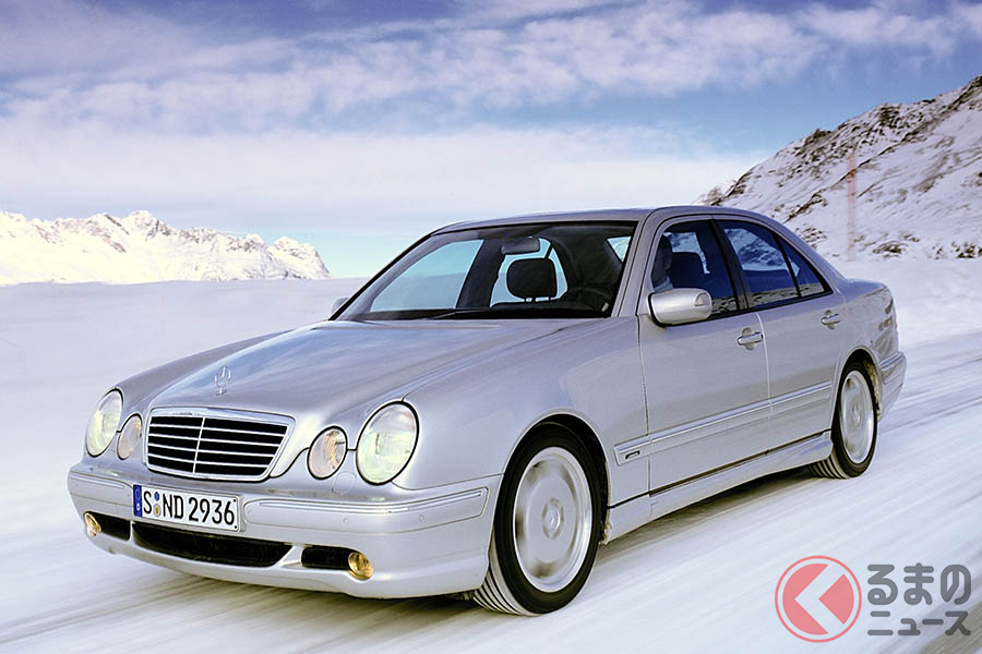 W210型Eクラス。写真は「E55 AMG 4MATIC」