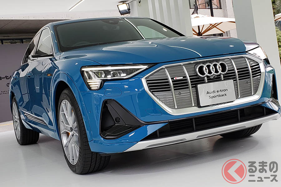 アウディブランドとして日本初導入となる電気自動車、アウディ「e-tron Sportback(e-トロン スポーツバック)」