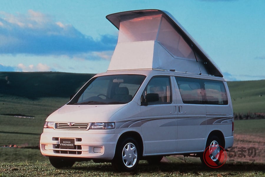 車中泊に最適なミニバン3選（画像は1995年から2005年まで販売されていたマツダ「ボンゴフレンディ」）