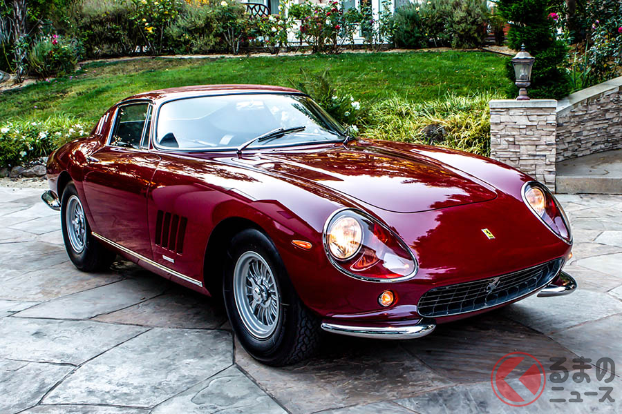 新車時のシルバーグレイ/黒革から変更されている個体だが、満足いく落札価格となった1965年式フェラーリ「275 GTB byスカリエッティ」(C)2020 Courtesy of RM Sotheby's