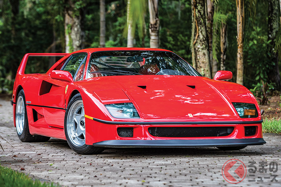 MONTEREY 2018では、1990年式「F40」は、171万ドルで落札された(C)2020 Courtesy of RM Sotheby's