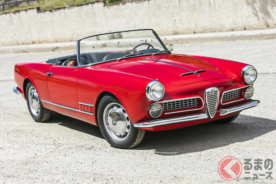 約1035万円で落札されることになった1959年式アルファ ロメオ「2000 スパイダー」(C)Bonhams