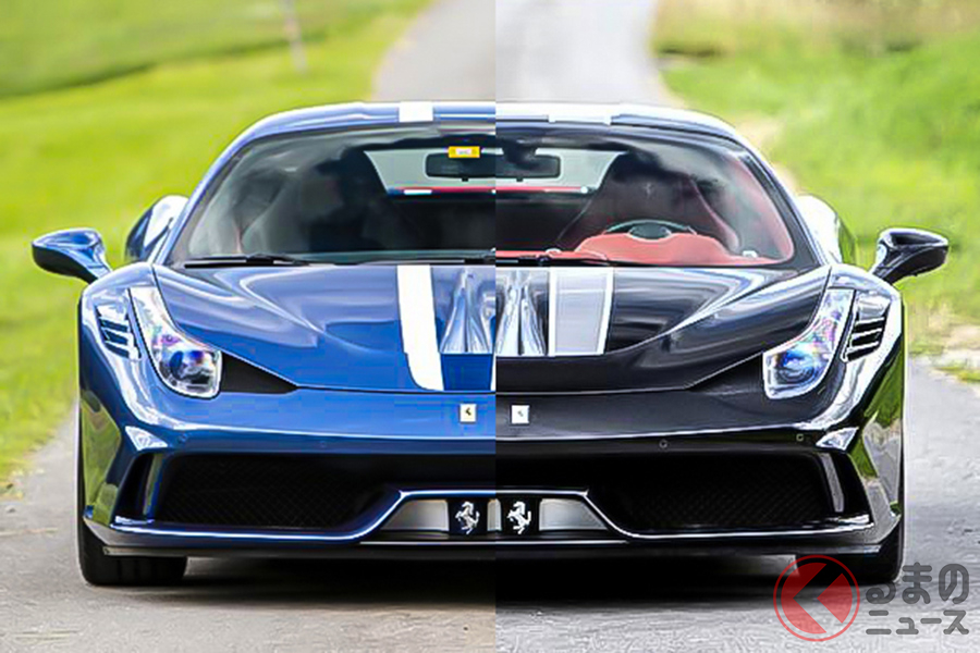 自然吸気エンジン搭載した最後のV8リアミッドモデルである「458スペチアーレ」の気になる現在の評価は?(C)Bonhams 2001-2020