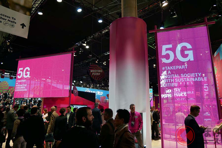 2019年2月に開催されたMWC(モバイル・ワールド・コングレス)2019は、日本より先行してサービスインした国もあり、会場はまさに5G一色に染まった