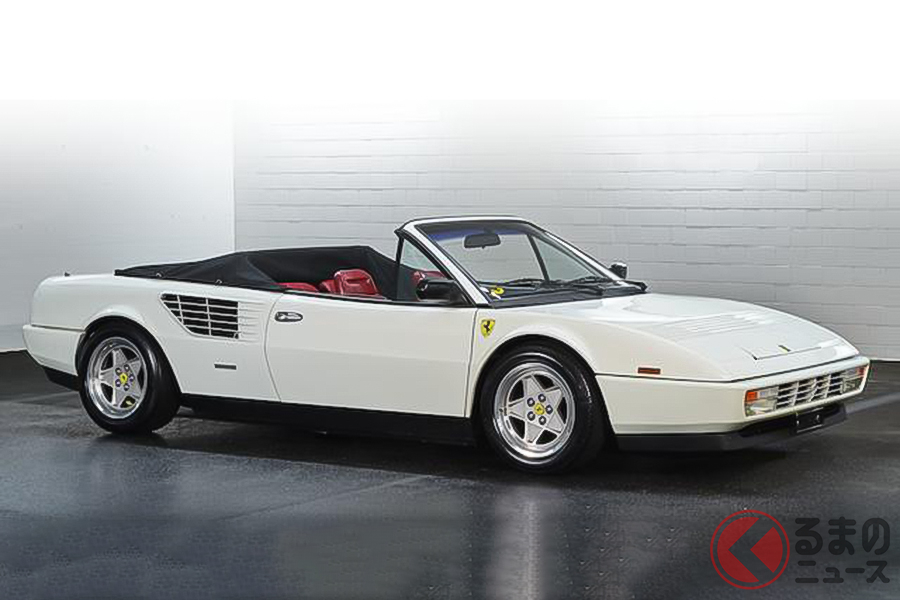 モンディアルをオープンでサラリと乗りこなすのは、かなりのフェラーリ上級者に見える(C)Bonhams 2001-2020