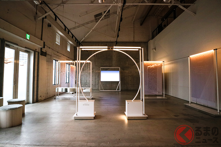 発表会の会場では、「SCENT」、「TOUCH」、「TASTE」の3つのインスタレーションで、新型ゴーストの世界観を体感