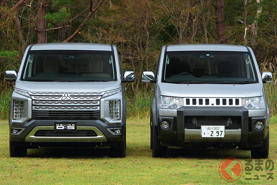 変わりすぎ!? デリカD:5の新旧デザインの変化