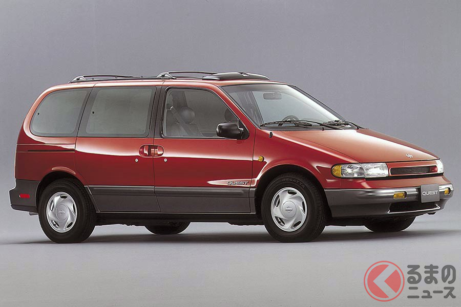 北米専用に開発され日本にも輸入された大型ミニバンの初代「クエスト」