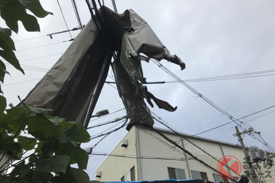 台風被害のイメージ