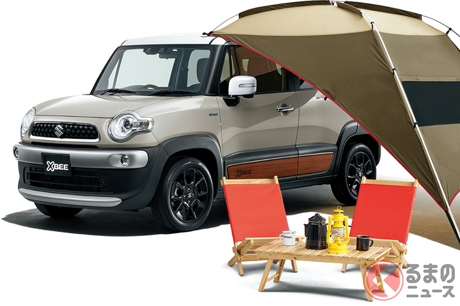 スズキ 新型「クロスビー」のアクセサリー装着イメージ