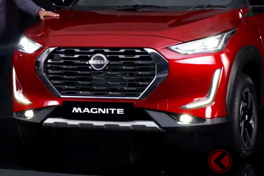 日産新型「マグナイト」発表の様子