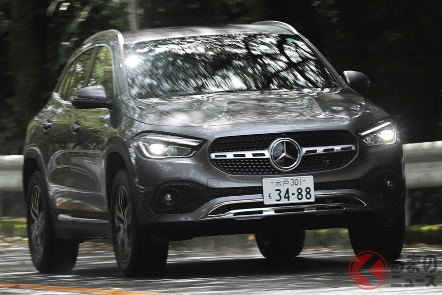 メルセデス・ベンツ新型「GLA」。2020年6月に日本に上陸した