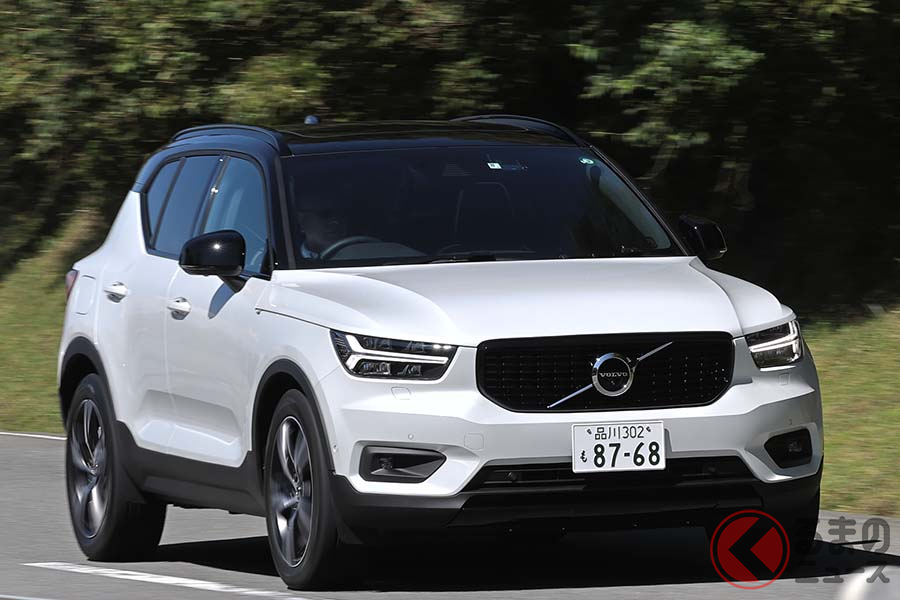 ボルボ「XC40」。ボルボは電動化戦略を推し進めている