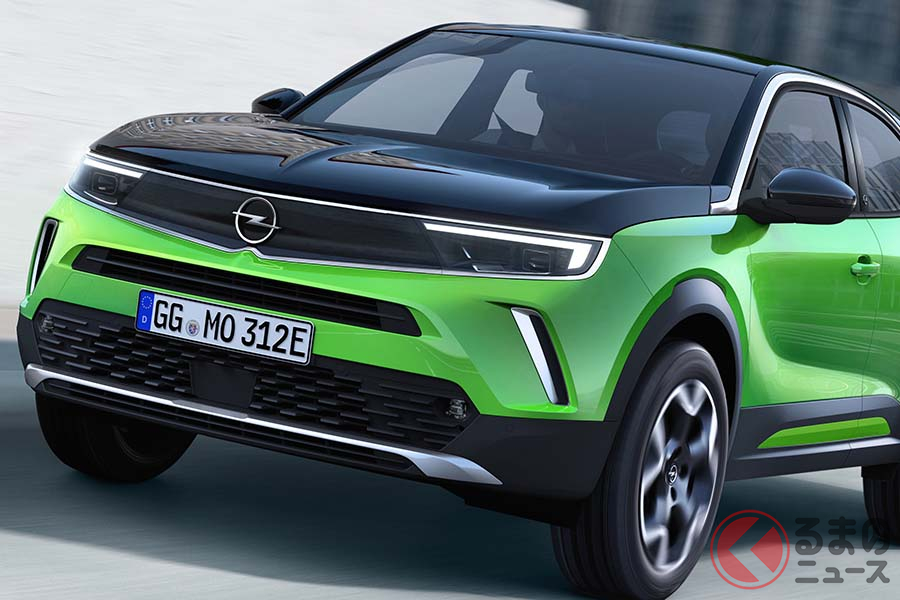 世界初公開されたオペルの新型コンパクトSUV「モッカ-e」