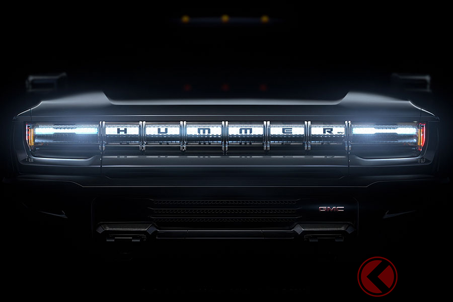 GMC「ハマーEV」のティザー写真
