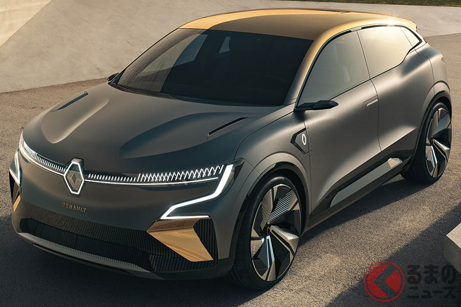 メガーヌ・eビジョン。2021年にも市販型が登場する計画だという