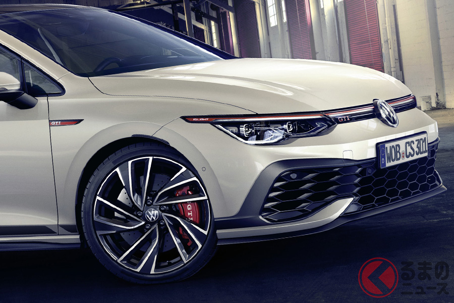 VW「ゴルフGTIクラブスポーツ」。300ps・400Nmの最高出力・最大トルクを発揮する