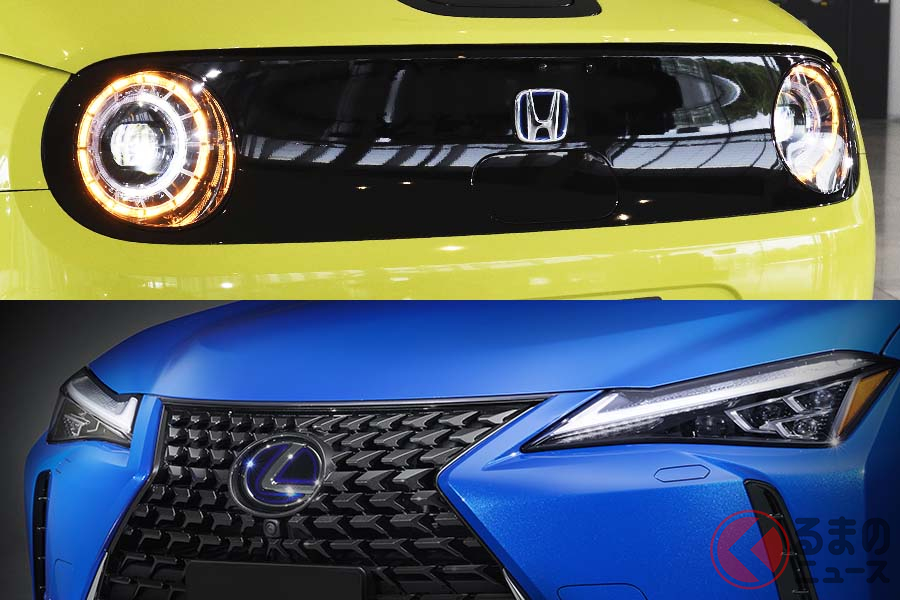 2020年8月27日に発表された「ホンダe」と2020年10月22日に発表されたレクサス初のEV「UX300e」