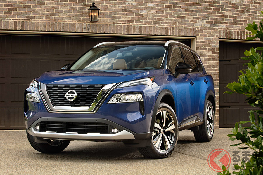 2020年に北米市場では発売された日産「ローグ」。日本のエクストレイルは早くて2021年度末となる?