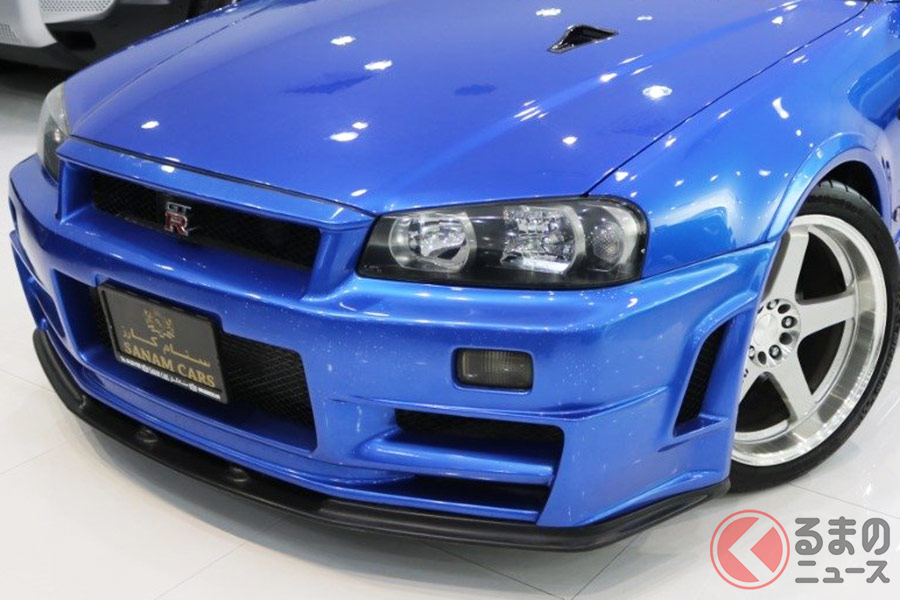 超極上!? 約1420万円の左ハンドル仕様「R34」。海外マニアからすれば安い買い物?(Copyright c JamesEdition.com)