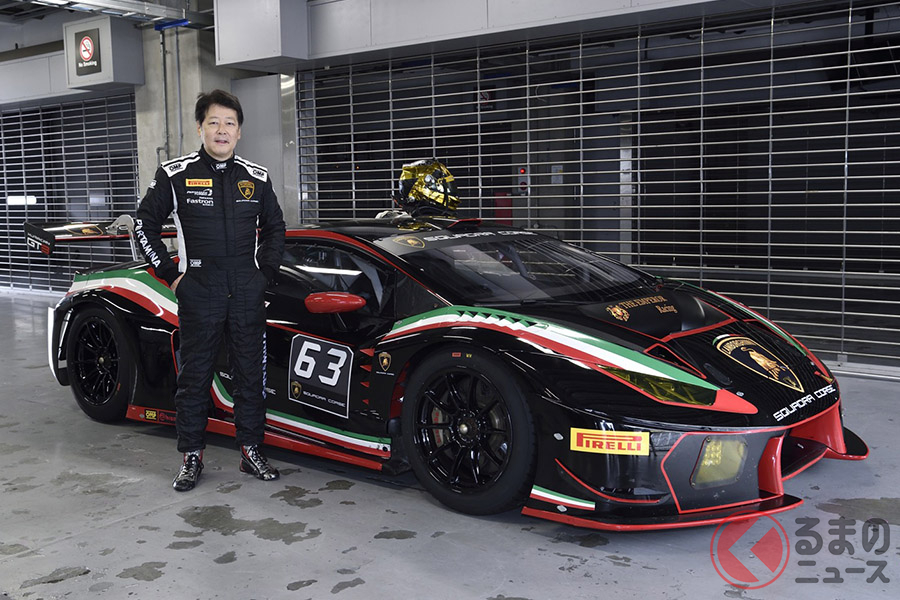 中谷明彦氏が「ウラカンGT3」を富士スピードウェイをアタックする