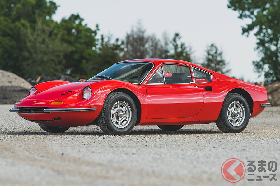 「ディーノ246 GT」には、今回出品された「ティーポL」のほかに、「ティーポM」、「ティーポE」などの仕様がある