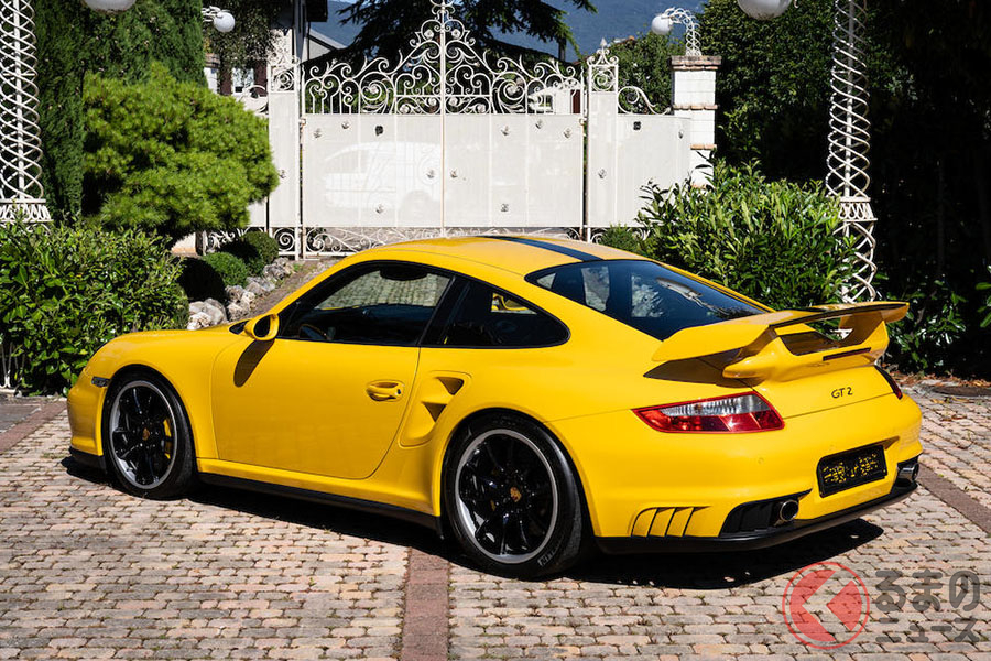 2008年式のポルシェ「911GT2」に付けられたエスティメートは、15万−18万スイスフラン(C)Bonhams 2001-2020