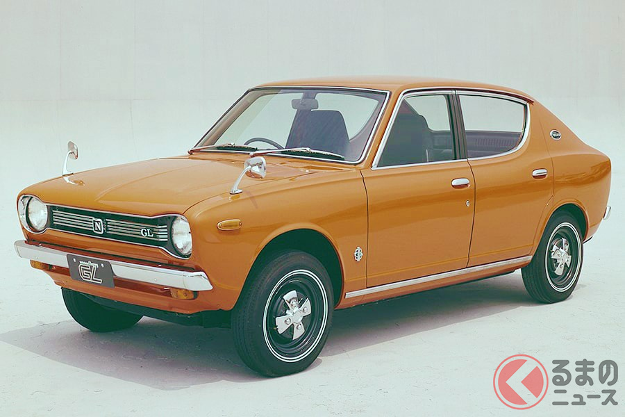 日産初のFF車としてデビューした記念すべきモデルの「チェリー」