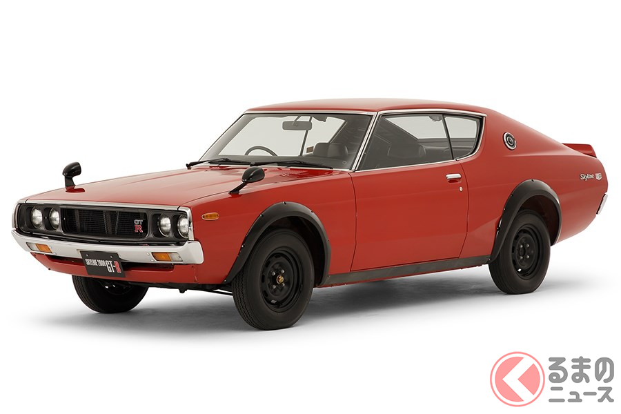 レースには出場しなかった不遇のモデル2代目「スカイラインGT-R」(画像は激レアな赤いカラーリング)