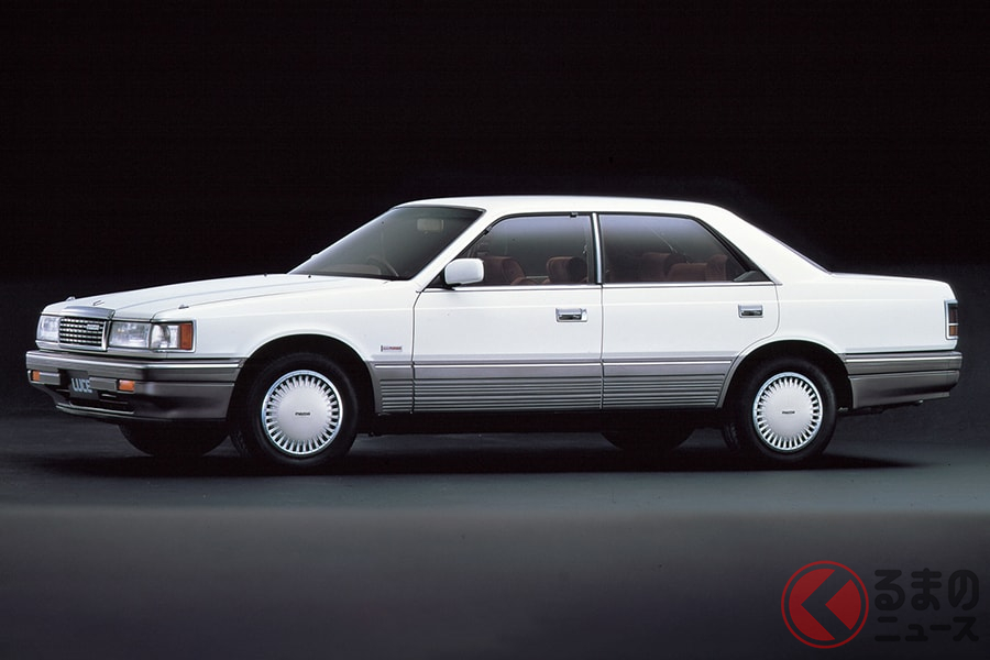 ラグジュアリーな外観ながらロータリーターボエンジンを搭載した5代目「ルーチェ」