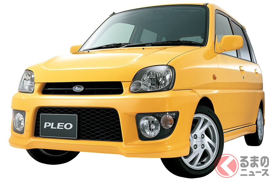 高性能なエンジンに対応してブレーキや足まわりも強化された「プレオRS」