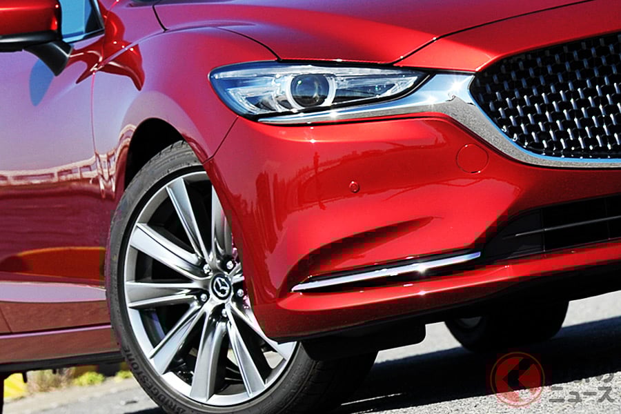 FRレイアウトの「マツダ6」登場となるか?(写真は現行「マツダ6」の車名変更前モデルとなる「アテンザ」)