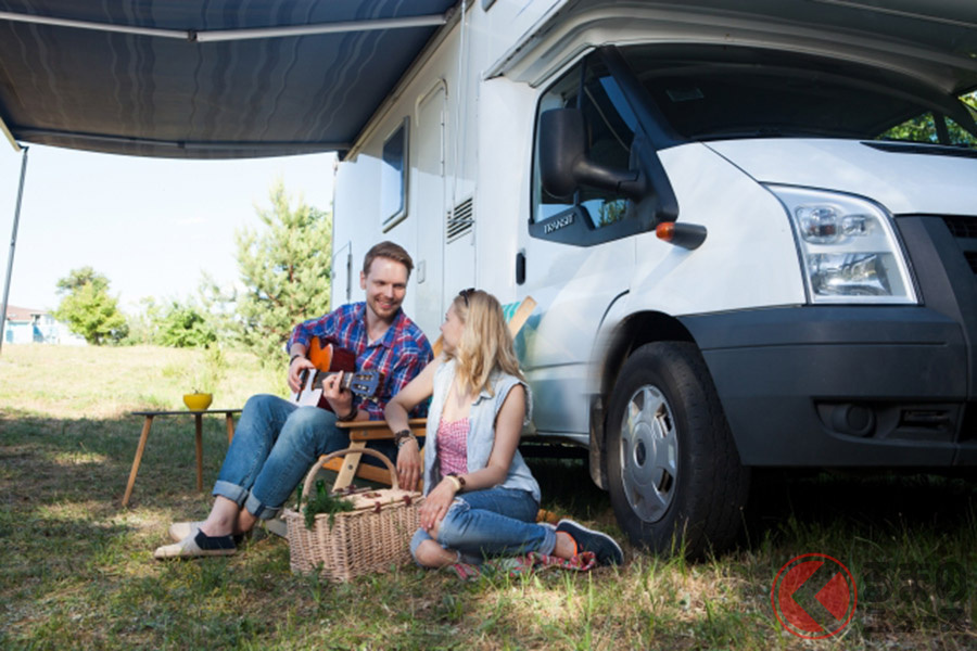 キャンピングカーを使ったクルマ旅のイメージ