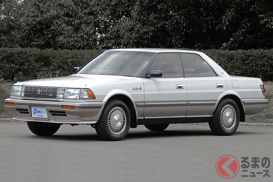 歴代でもっとも販売台数が多かった1987年発売の8代目「クラウン」