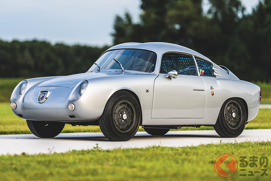 1957年のミッレ・ミリアで小排気量GTクラス優勝を獲得したフィアット・アバルト「750GTザガート」(C)2020 Courtesy of RM Sotheby's