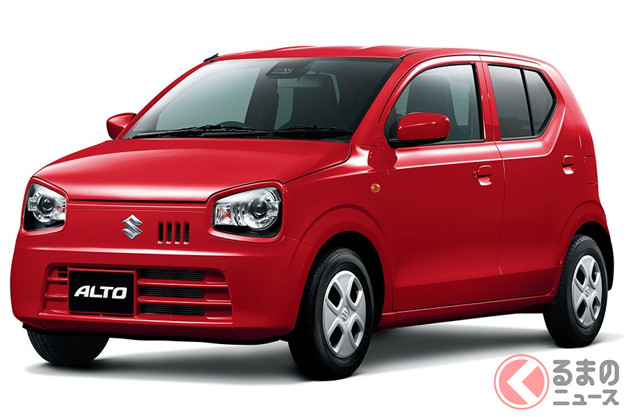 スズキの軽量化技術の集大成といえるモデルの「アルト」